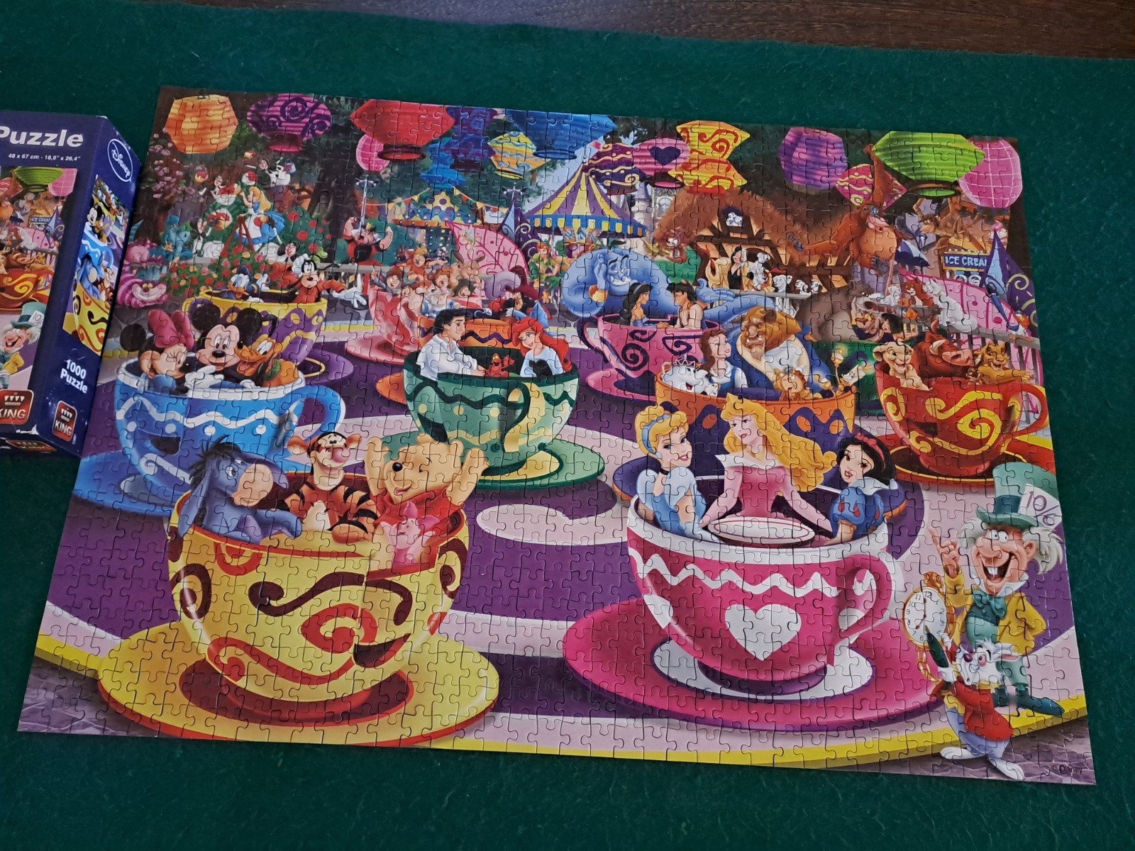Disney puzzel 1000 stukjes - Compleet!, Hobby en Vrije tijd, Ophalen of Verzenden, 500 t/m 1500 stukjes, Gebruikt, Legpuzzel