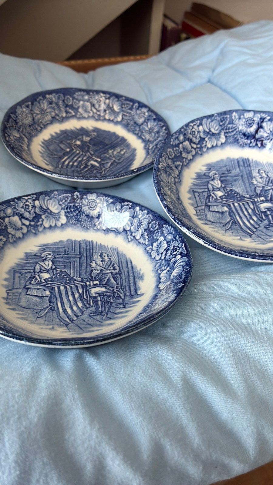 3 schaaltjes Lierty Blue.Betsy Ross, Ophalen of Verzenden