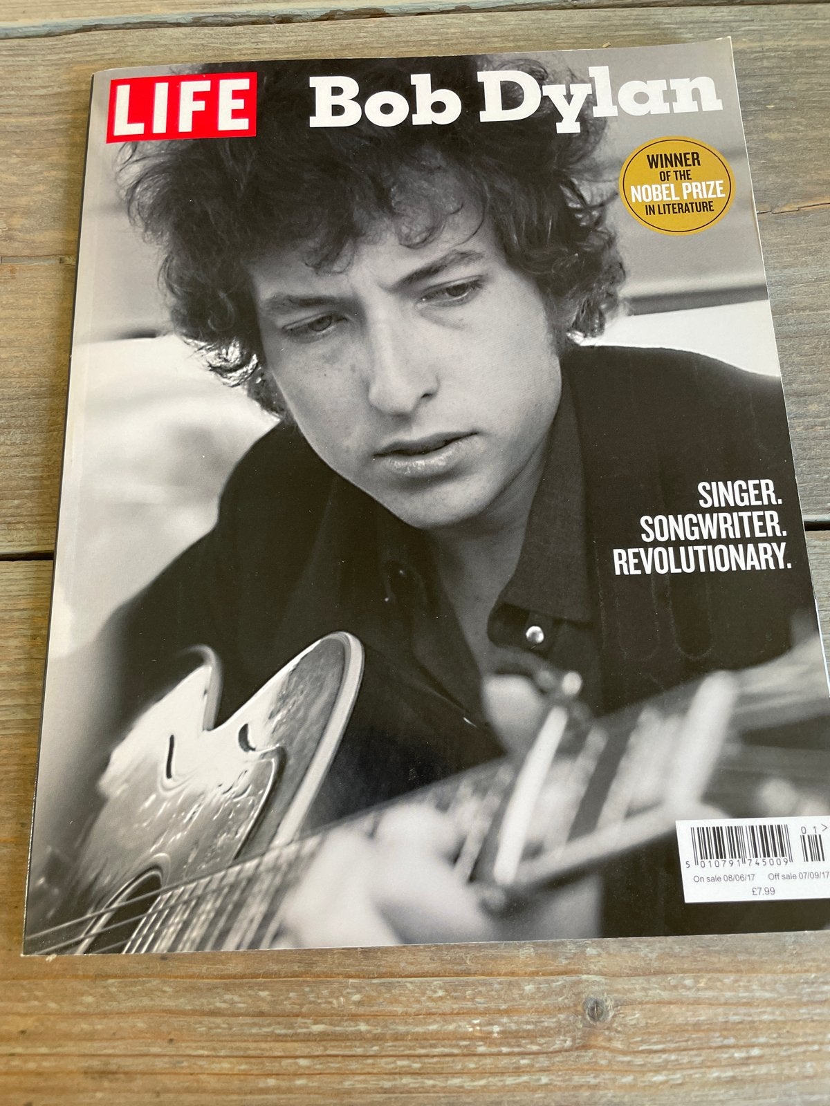 LIFE Bob Dylan Glossy - Winnaar Nobelprijs Literatuur, Ophalen of Verzenden, Zo goed als nieuw