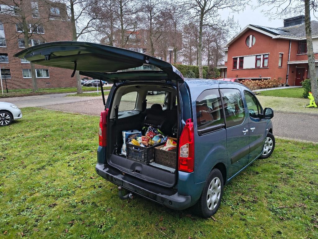 Peugeot Partner Tepee 1.6i 16V VTi 120PK 7-zits 2012 Blauw, Euro 5, Stof, 4 cilinders, Blauw