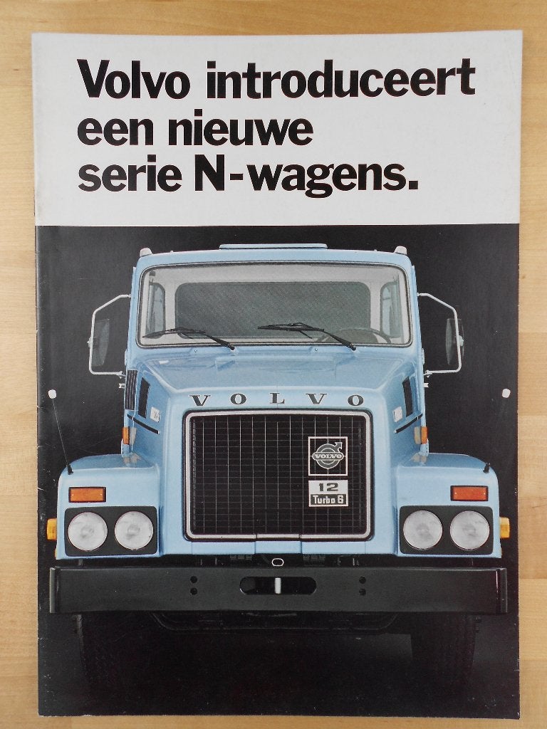 Volvo N7 N10 N12 Brochure 1973 – Torpedo Neus, Boeken, Auto's | Folders en Tijdschriften, Zo goed als nieuw, Volvo, Ophalen of Verzenden