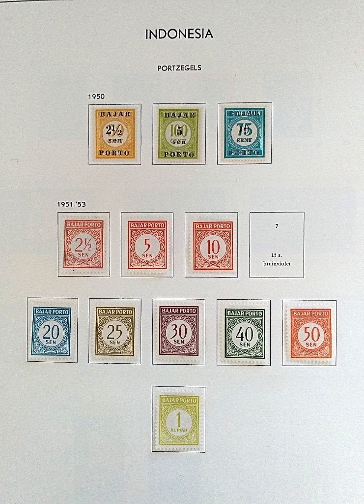 INDONESIA 1949-1964 MH in 1 DAVO Album, Verzenden, Buitenland