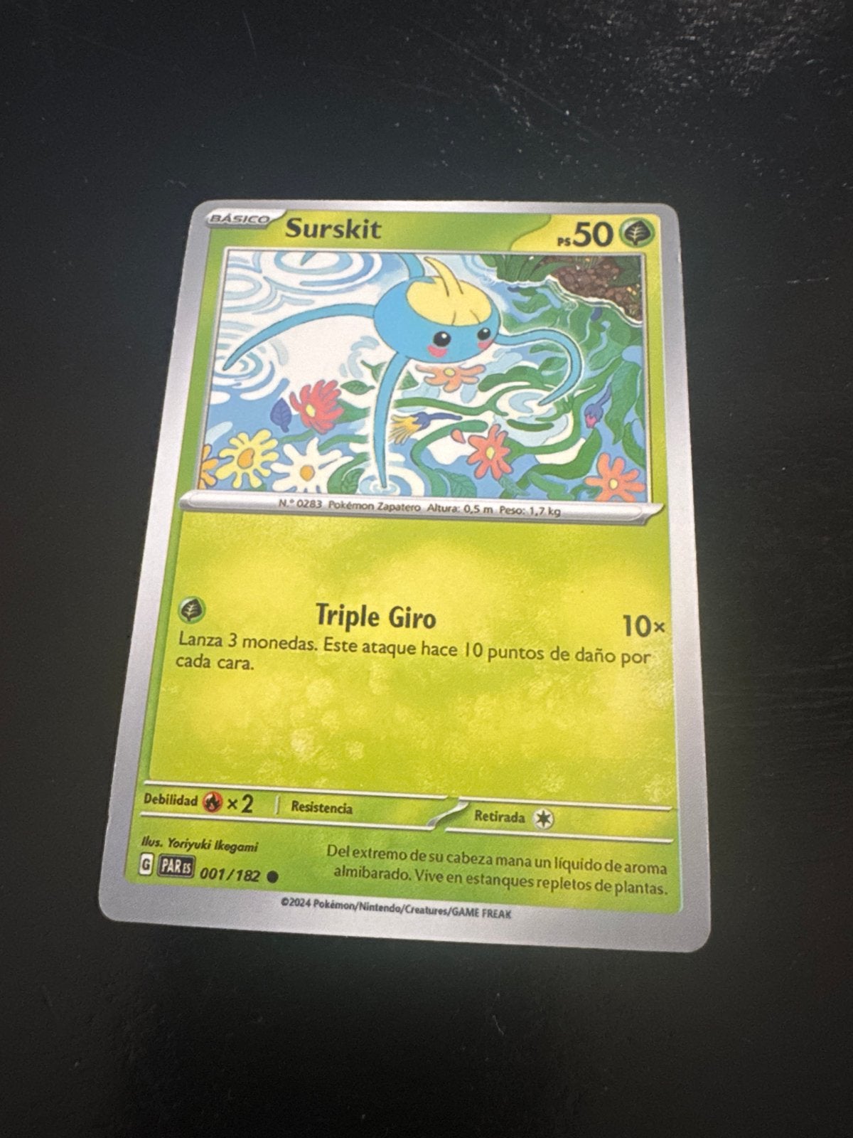 Pokémon Kaart Surskit 001/182 - Nieuwstaat, Ophalen, Nieuw, Losse kaart