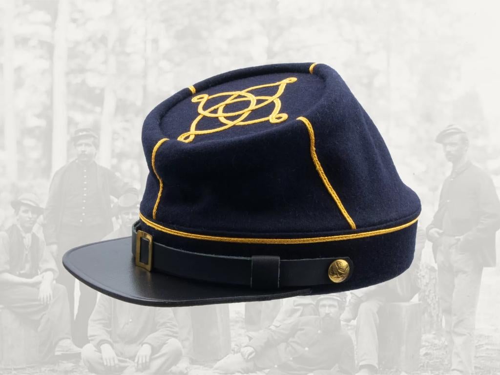 Pet,Kepi,US,Army,Union,Luitenant,1e Luitenant,Civil,War, Verzamelen, Militaria | Algemeen, Verzenden, Landmacht, Amerika, Helm of Baret