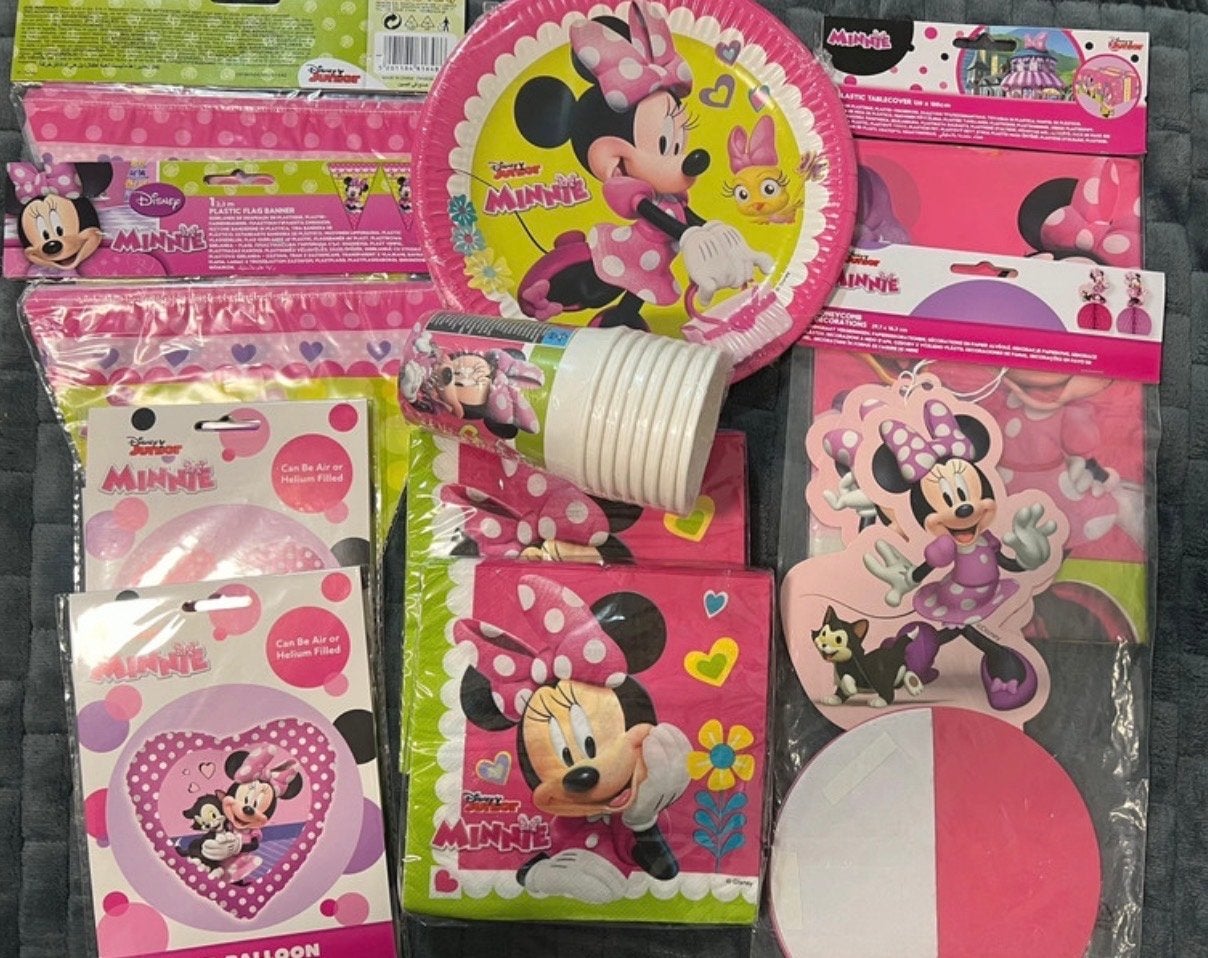 Minnie Mouse Feestpakket, Ophalen of Verzenden, Nieuw, Feestartikel, Verjaardag