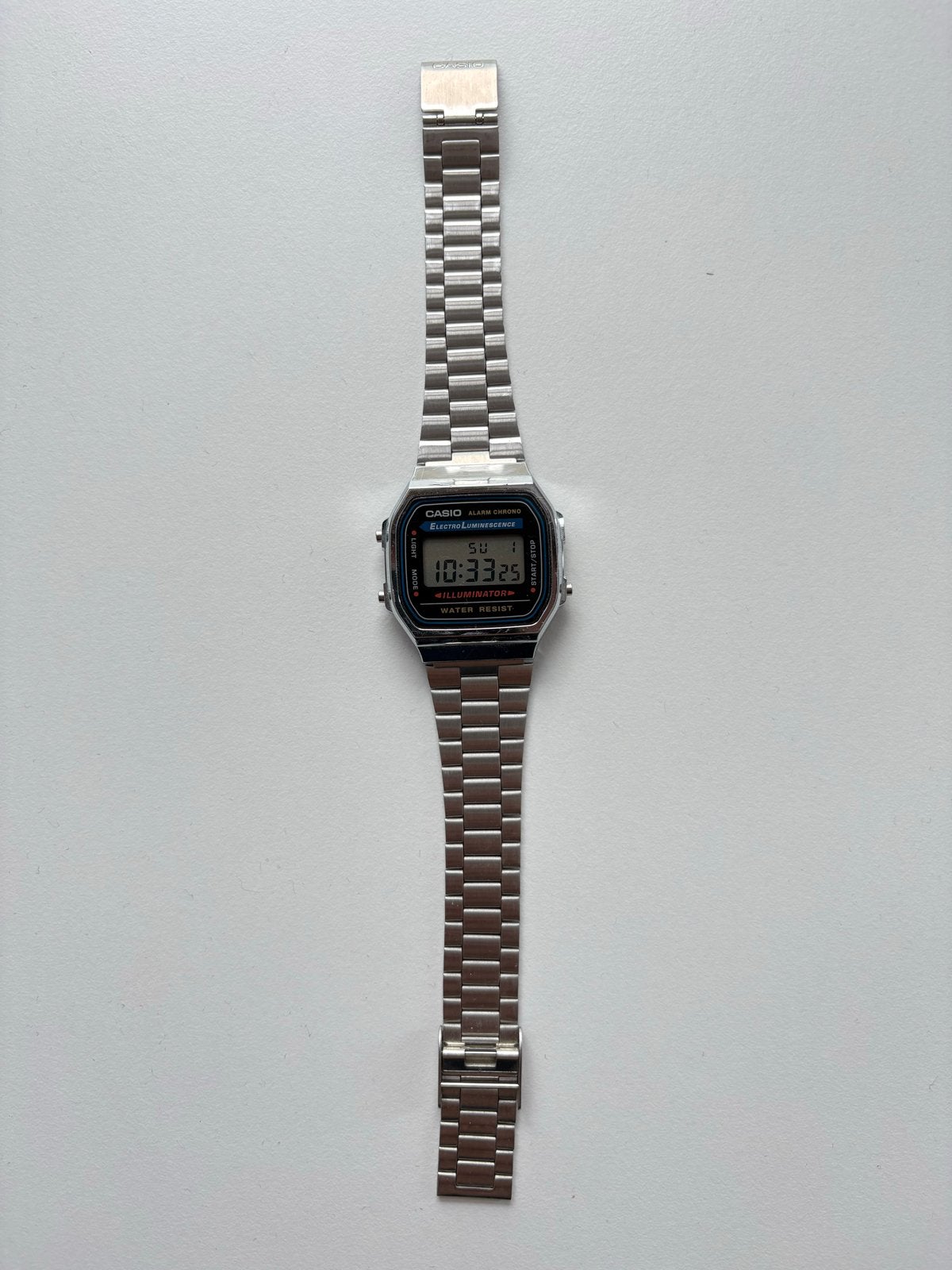 Casio A168 Vintage Horloge, Casio, Staal, Polshorloge, Ophalen of Verzenden