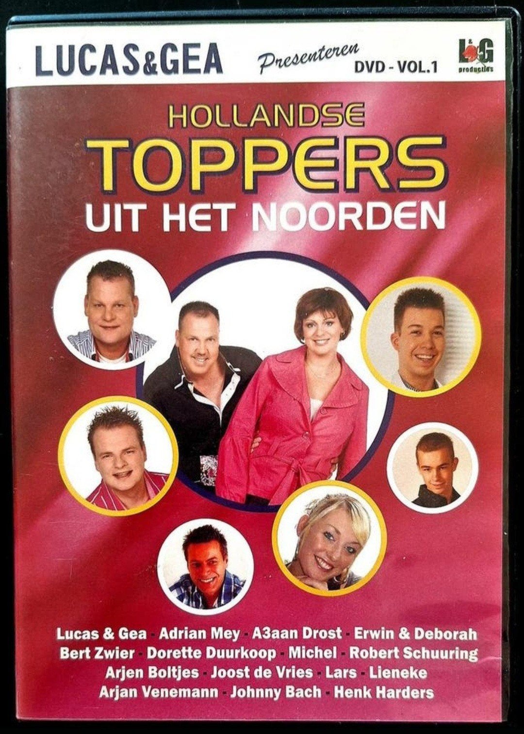 DVD  VERZAMEL - Hollandse Toppers Uit Het Noorden Vol.1, Alle leeftijden, Ophalen of Verzenden, Gebruikt
