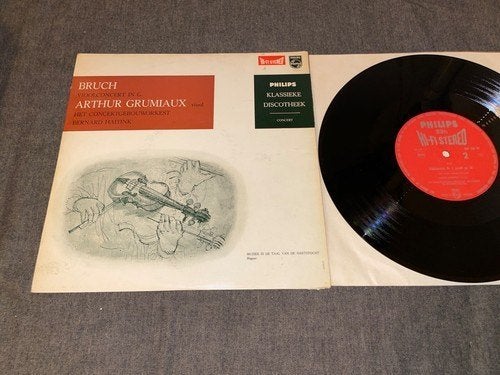 Philips HI-FI -  Stereo 836 234 VZ ed1 Grumiaux: Bruch RARE, LP, Ophalen of Verzenden, Zo goed als nieuw, Romantiek