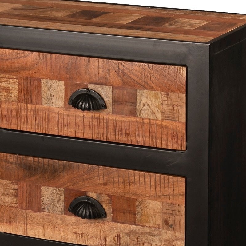 Vintage Look Houten Ladekast Retro Dressoir Industrieel, Overige houtsoorten, Info@dehanzeherten.nl, De Hanze Herten BV, 5 laden of meer