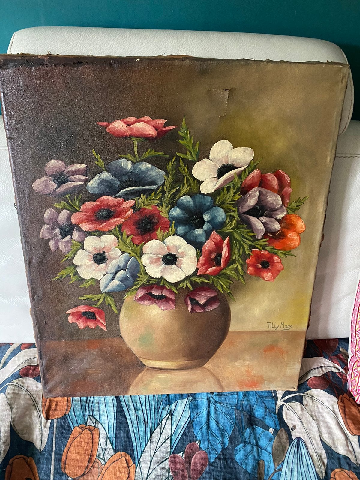 Bloemen, Tilly Moes, Antiek en Kunst, Ophalen of Verzenden