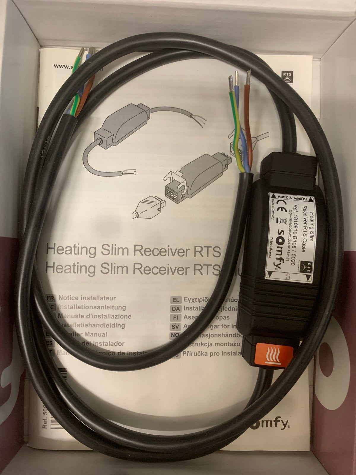 Somfy Heating Slim Receiver RTS - Nieuw in doos, Ophalen of Verzenden, Nieuw, Overige typen