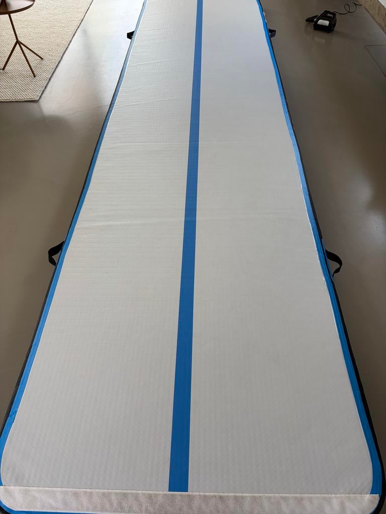 MMS Airtrack 400x100x10 cm - Zo goed als nieuw, Ophalen, Zo goed als nieuw, Materiaal