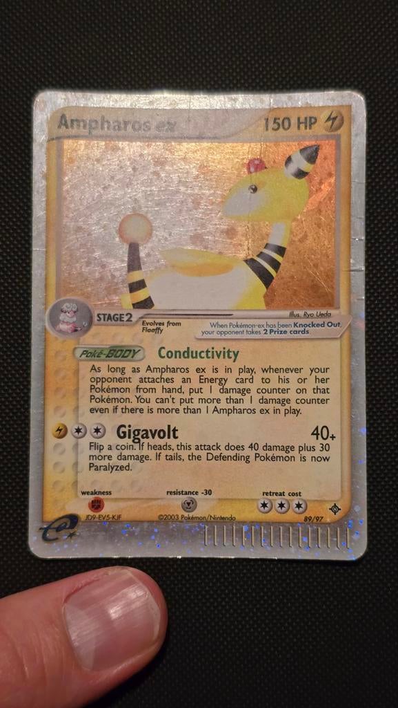 Pokémon kaart Ampharos ex 89/97, Ophalen of Verzenden