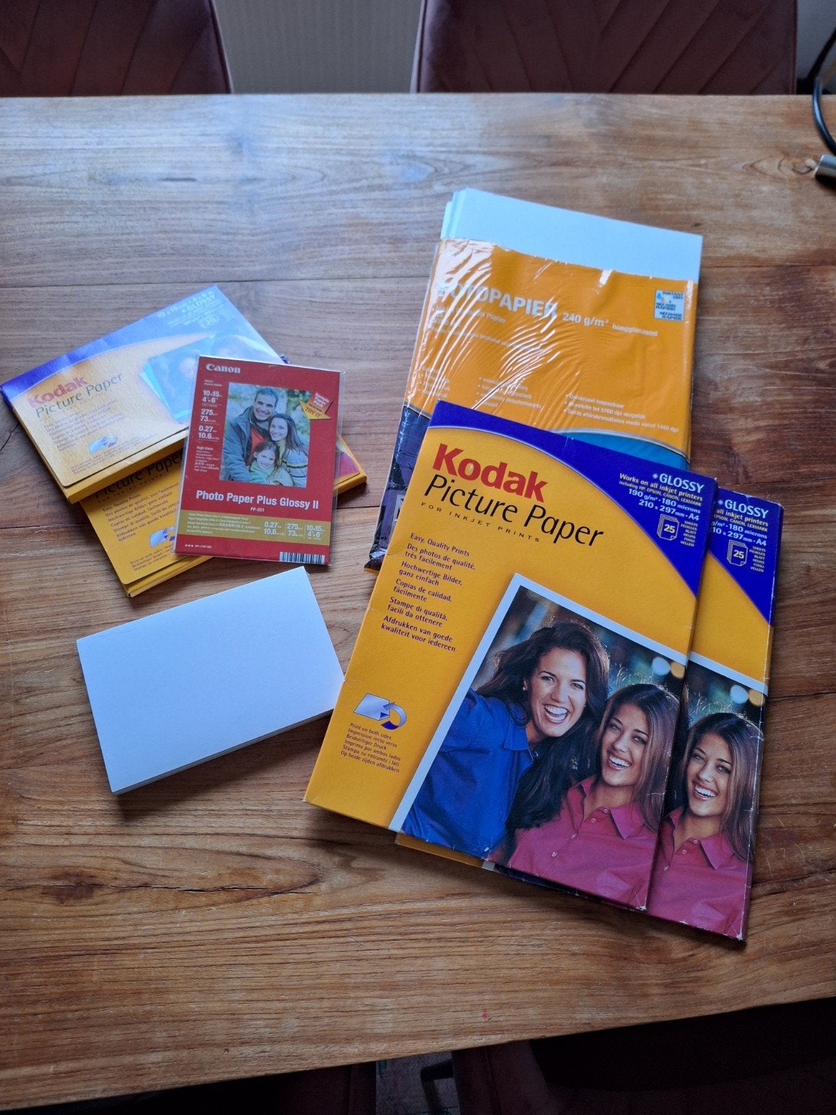 Fotopapier - Diverse Maten en Merken (Kodak, Canon), Nieuw, Glanzend, Ophalen of Verzenden, Kodak