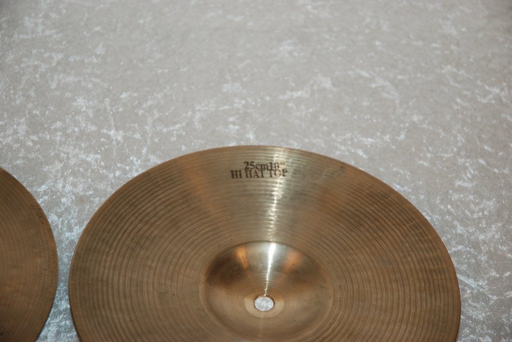Turkish Classic hihat bekkens 599/660gr 10 inch  <26261502>, Gebruikt, ., Drums of Percussie, Ophalen of Verzenden