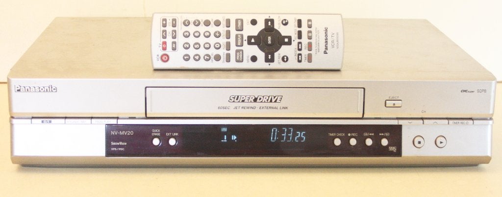 Panasonic CVC Super Videorecorder Met Afstandsbediening, Audio, Tv en Foto, Videospelers, Ophalen of Verzenden, Zo goed als nieuw
