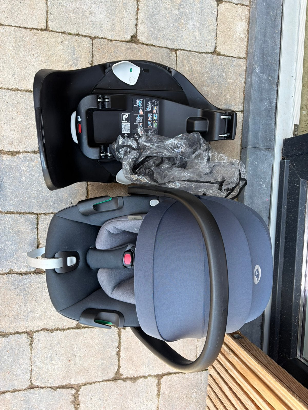 Isofix met maxicosi, Ophalen, Zijbescherming, Zo goed als nieuw, Isofix