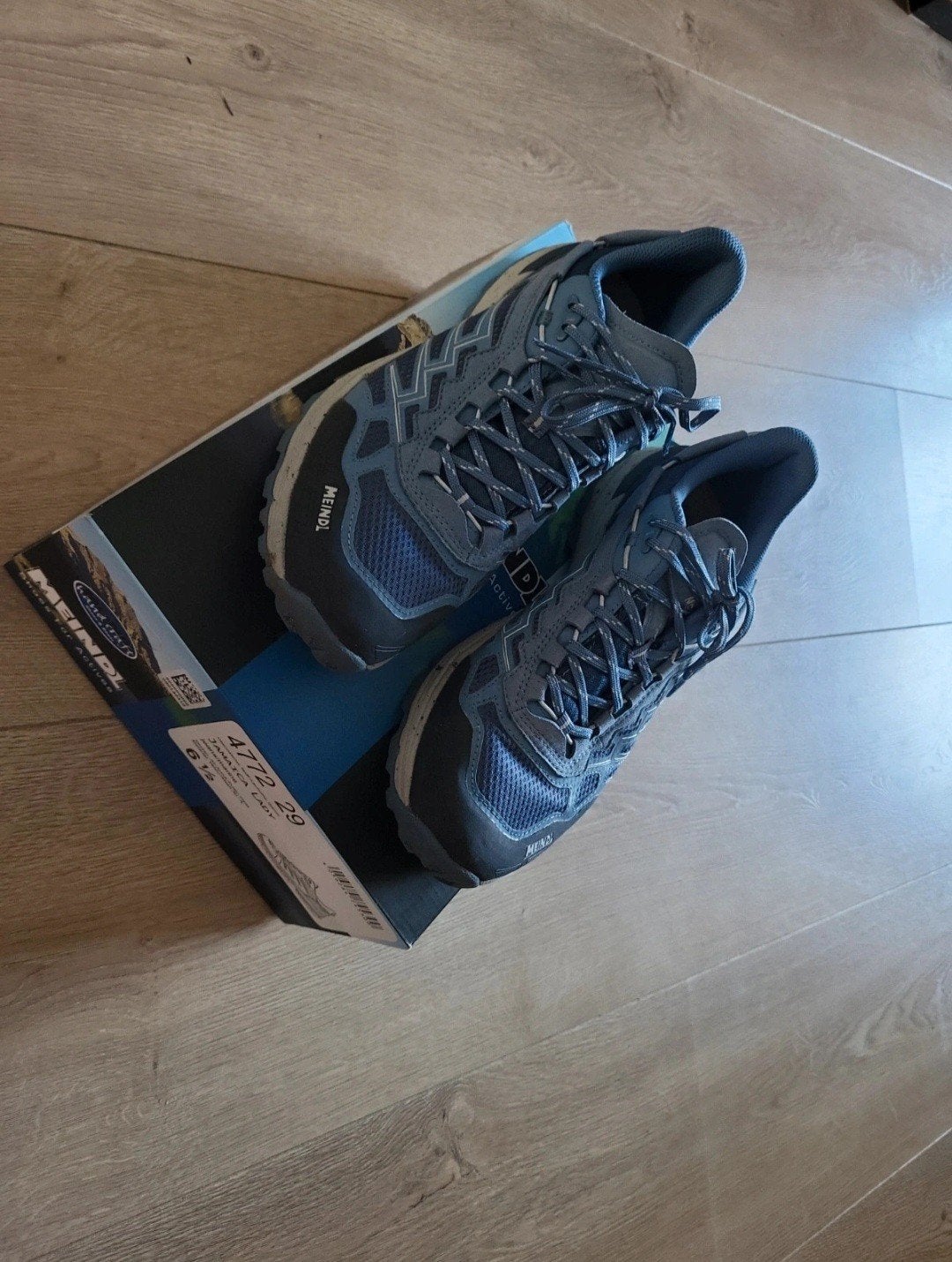 Meindl Jamaica Lady wandelschoenen 6 1/2, Meindl, Blauw, Zo goed als nieuw, Wandelschoenen