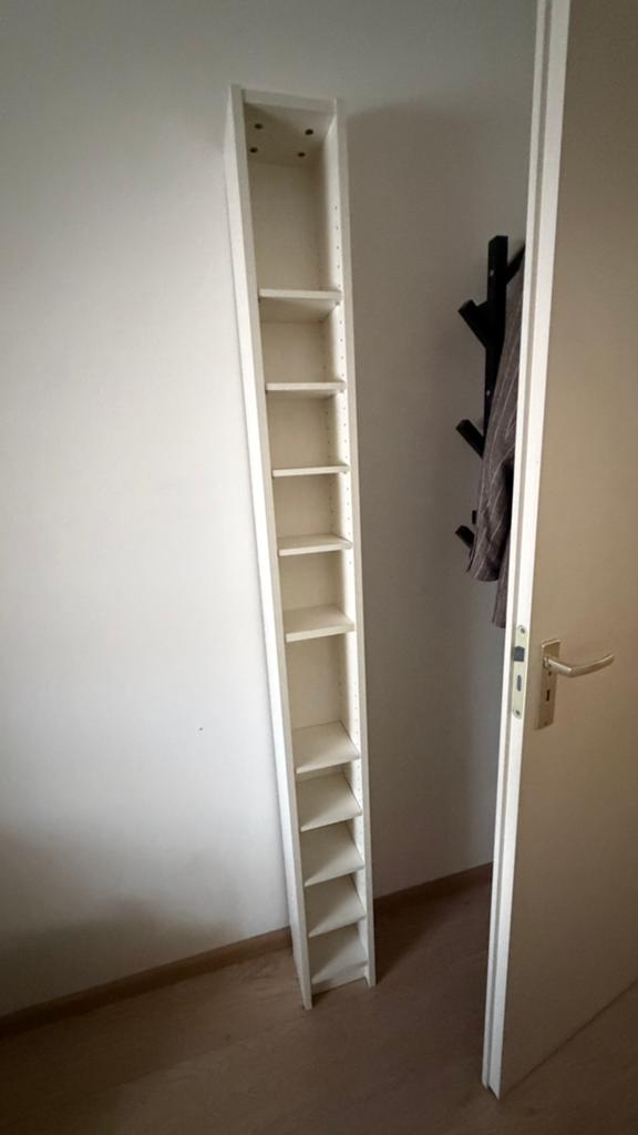 Ikea CD/DVD kast, wit, gebruikt, Ophalen, Zo goed als nieuw, Hout, Cd's of Dvd's