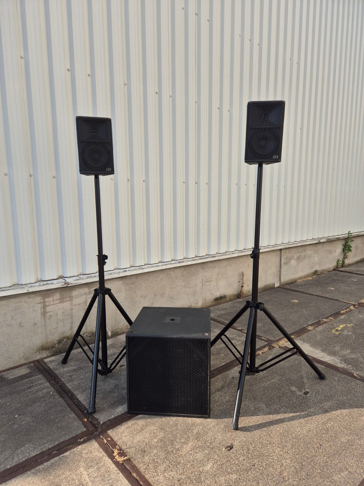 KS Audio SAT MK 2/SESSION luidsprekerset, Gebruikt, Speakerset, Ophalen of Verzenden, Inclusief standaarden