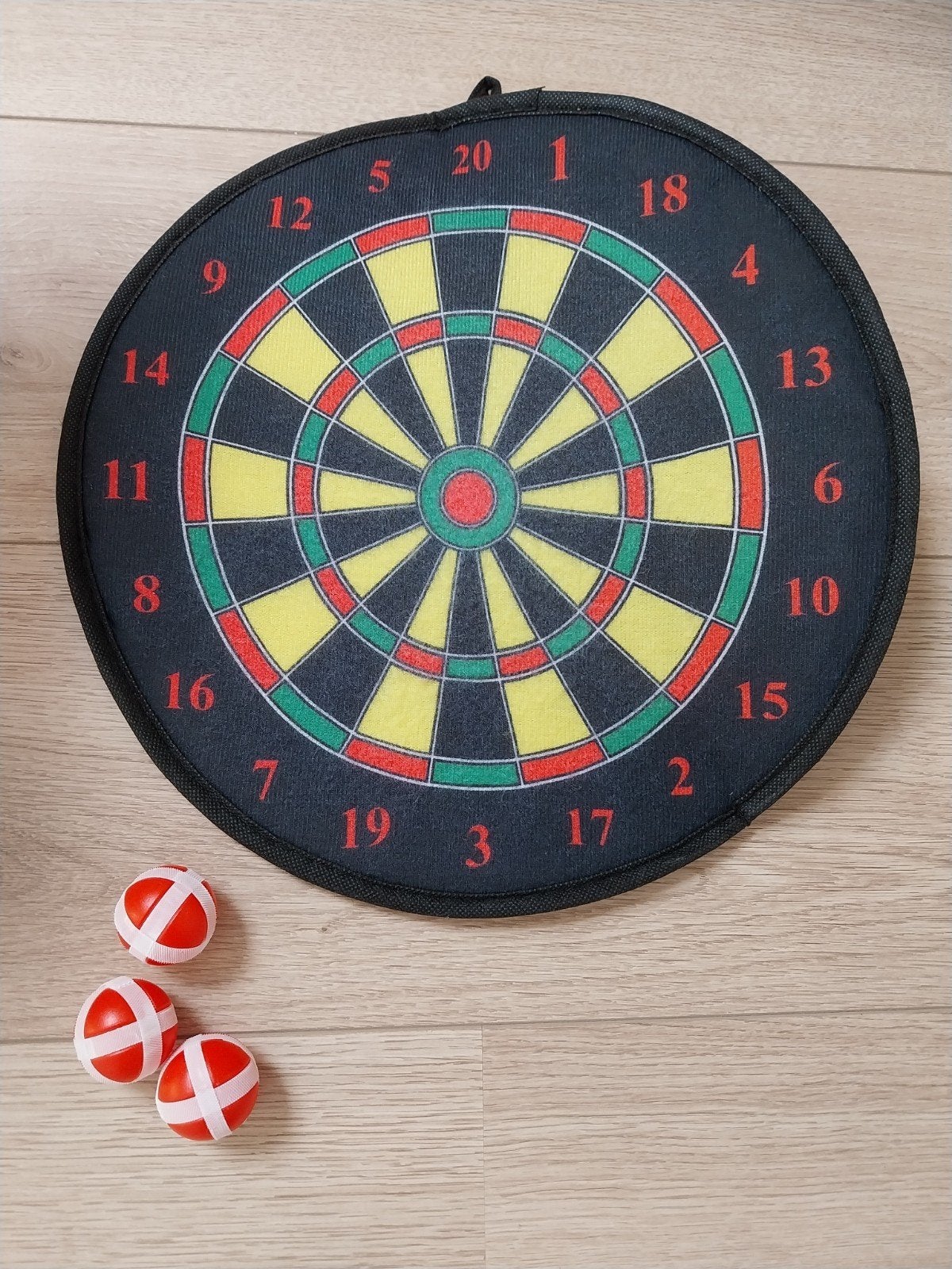 Klittenband dartspel met kleefballetjes, Ophalen of Verzenden, Gebruikt, Jongen of Meisje