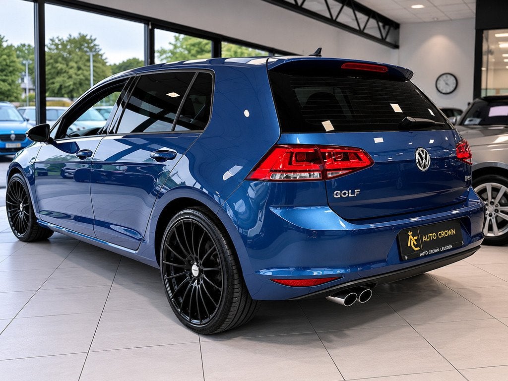 Volkswagen GOLF 1.8TSI BJ.2017 Automaat & Camera!, Automaat, Gebruikt, Blauw, Automatische klimaatregeling