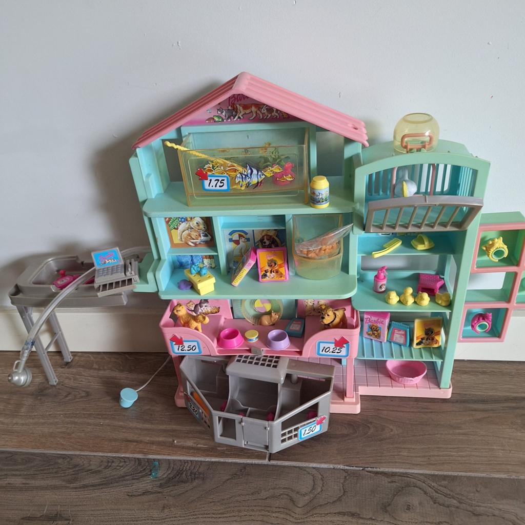 Barbie Dierenwinkel Speelset met Accessoires, Ophalen of Verzenden, Gebruikt, Barbie