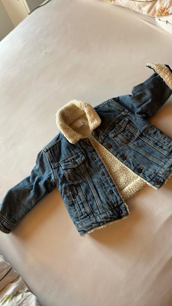 Stoer Teddy Gevoerd spijkerjasje maat 92, Kinderen en Baby's, Ophalen of Verzenden, Zo goed als nieuw, Jongen of Meisje, Jas