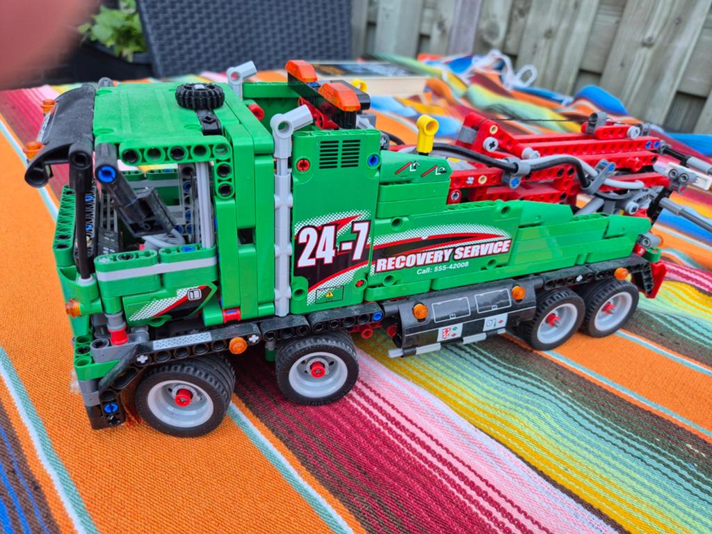 Lego Technic Takelwagen 42008 - Zo goed als nieuw, Ophalen, Lego, Zo goed als nieuw, Complete set
