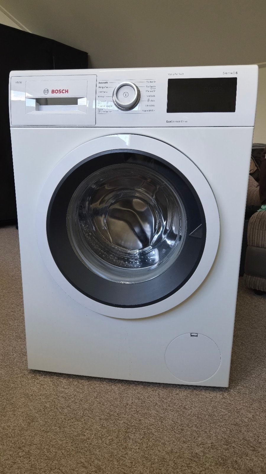 Bosch Serie 6 Voorlader Wasmachine - 8 kg, 1400 tpm, 6 tot 8 kg, Ophalen, Gebruikt, 85 tot 90 cm