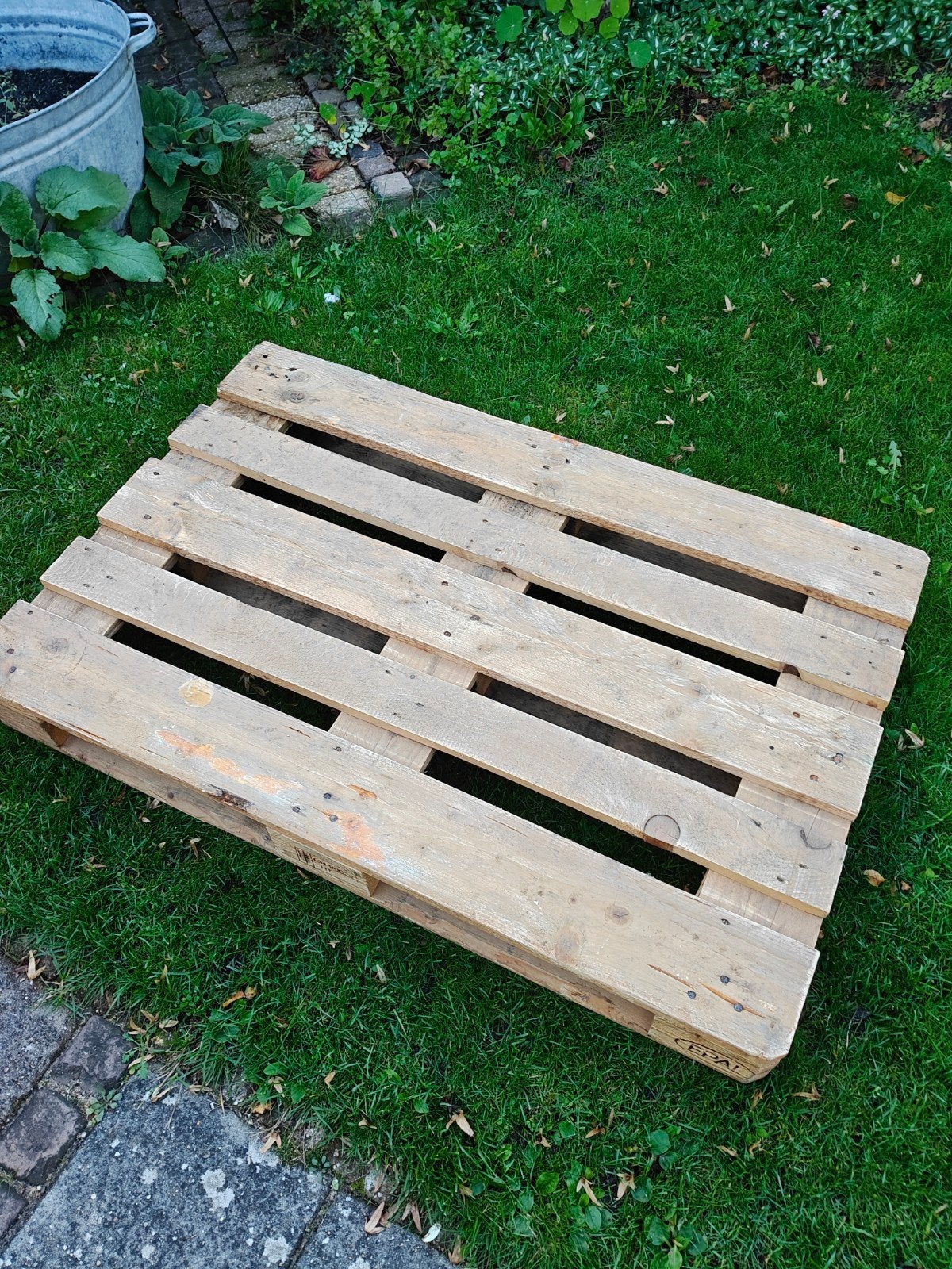 4 Euro pallets (pellets), Ophalen, Gebruikt, 100 cm of meer, 60 cm of meer
