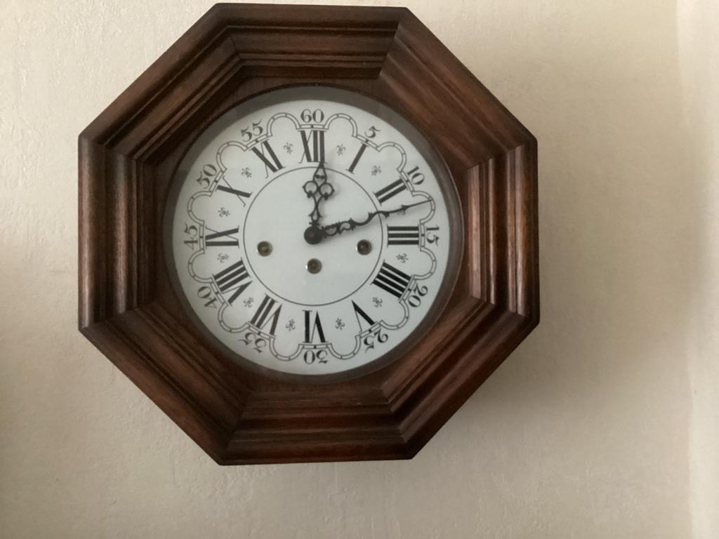 Wandklok Schoolklok Klok, Huis en Inrichting, Ophalen, Gebruikt, Analoog, Wandklok