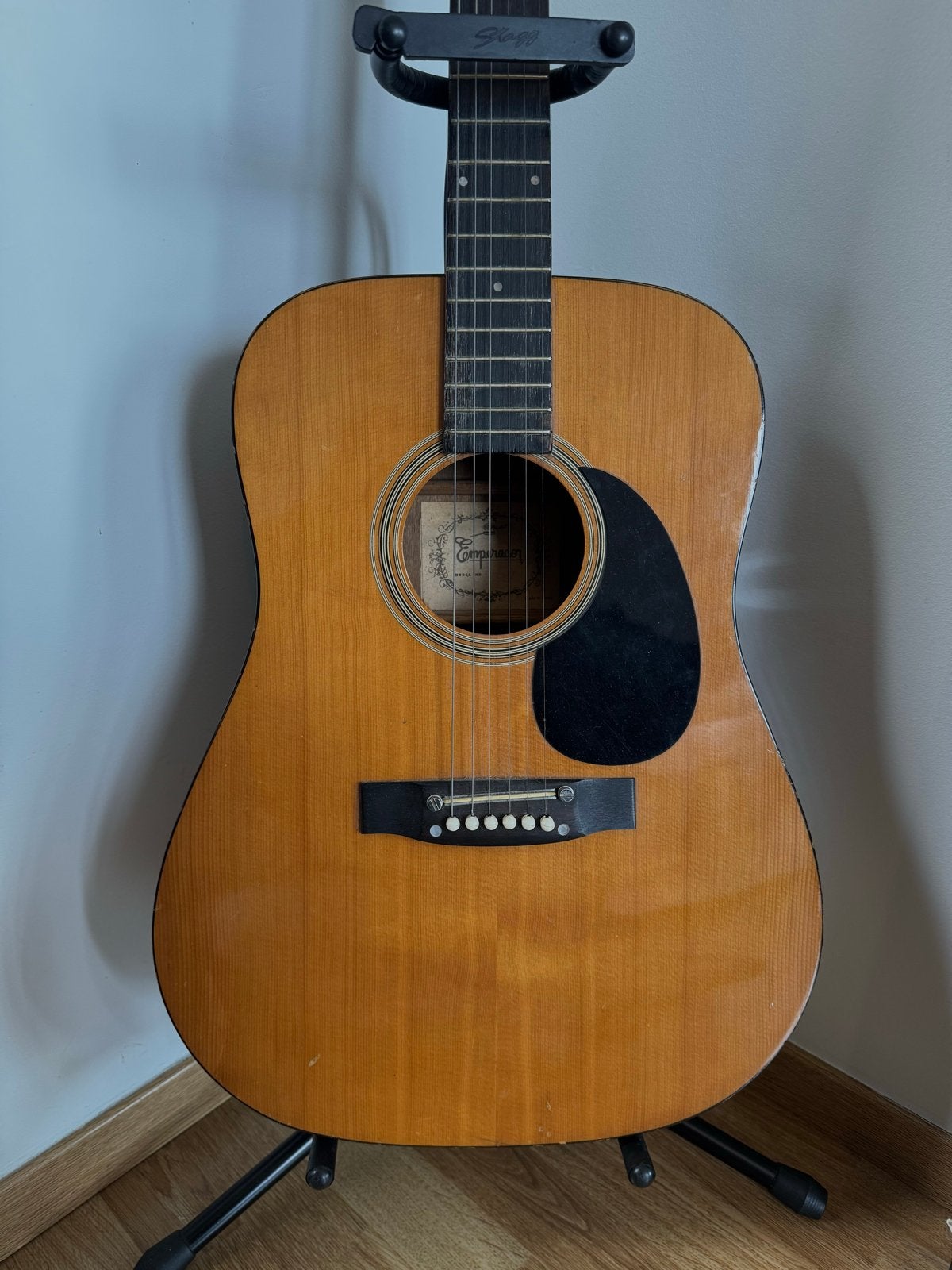 Emperador Western gitaar - Vintage akoestische gitaar, Ophalen of Verzenden, Gebruikt, Western- of Steelstringgitaar