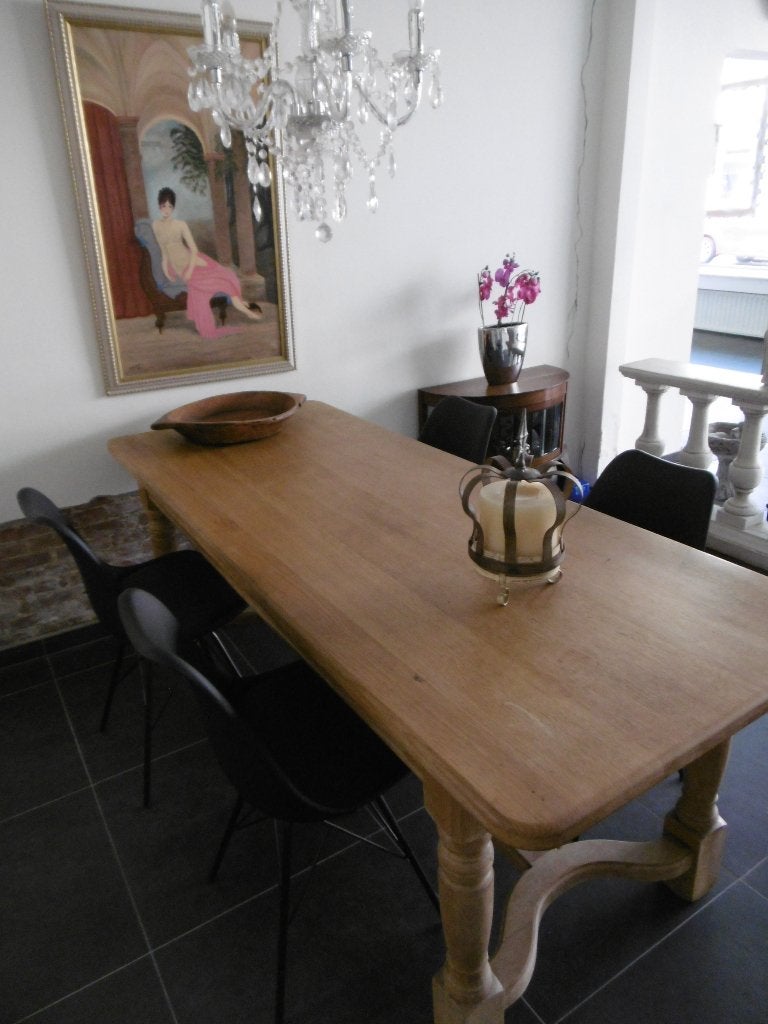 tafel, Ophalen, Gebruikt, Belgische, Eikenhout