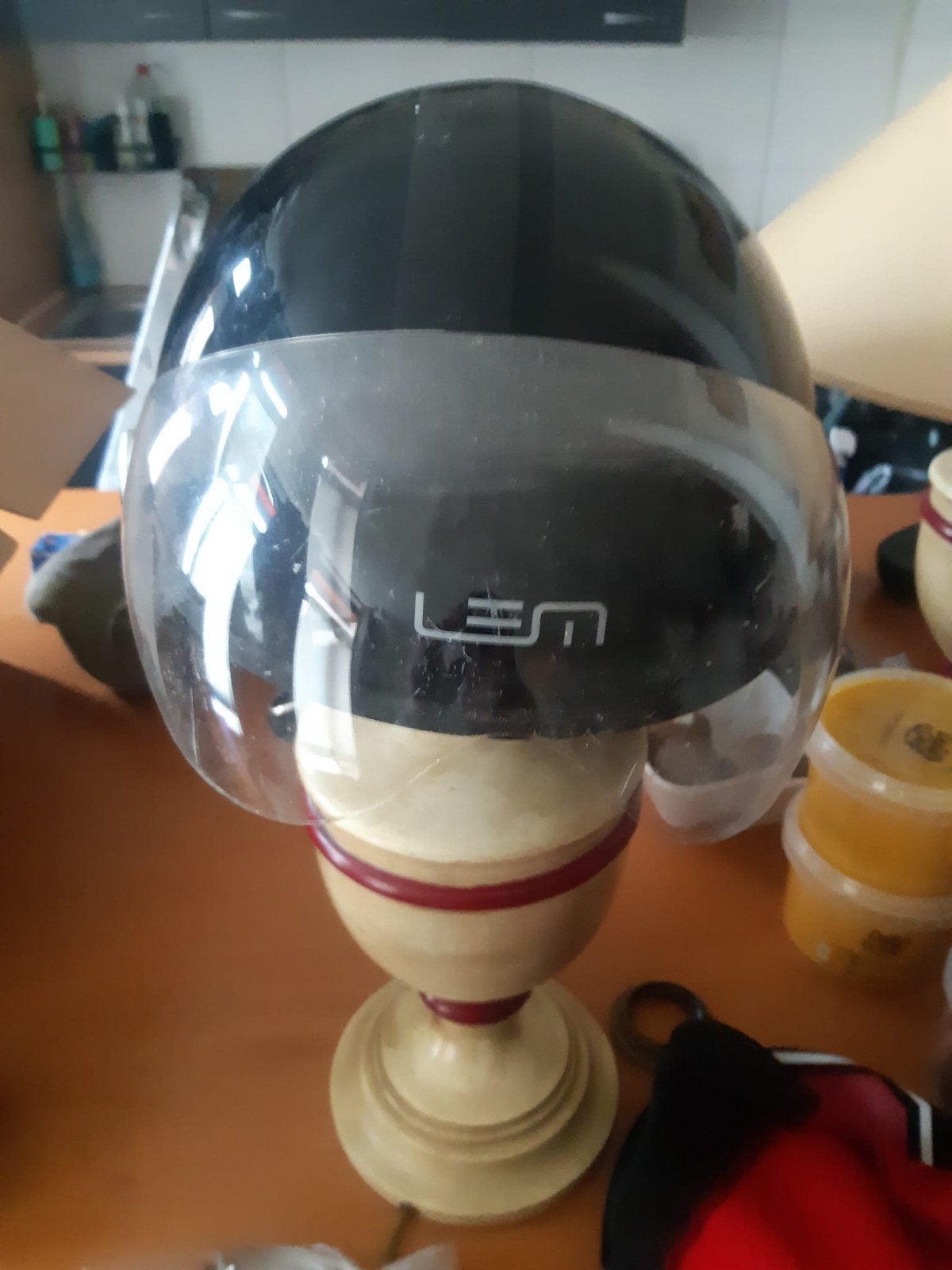 LEM Helm Maat XL - Zwart, Ophalen of Verzenden, Gebruikt, Extra large of groter, LEM