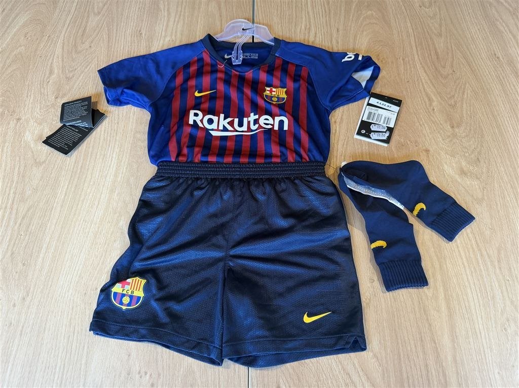 Nike Peuter FC Barcelona Voetbalset 2018/19, Ophalen of Verzenden, Zo goed als nieuw, Jongen