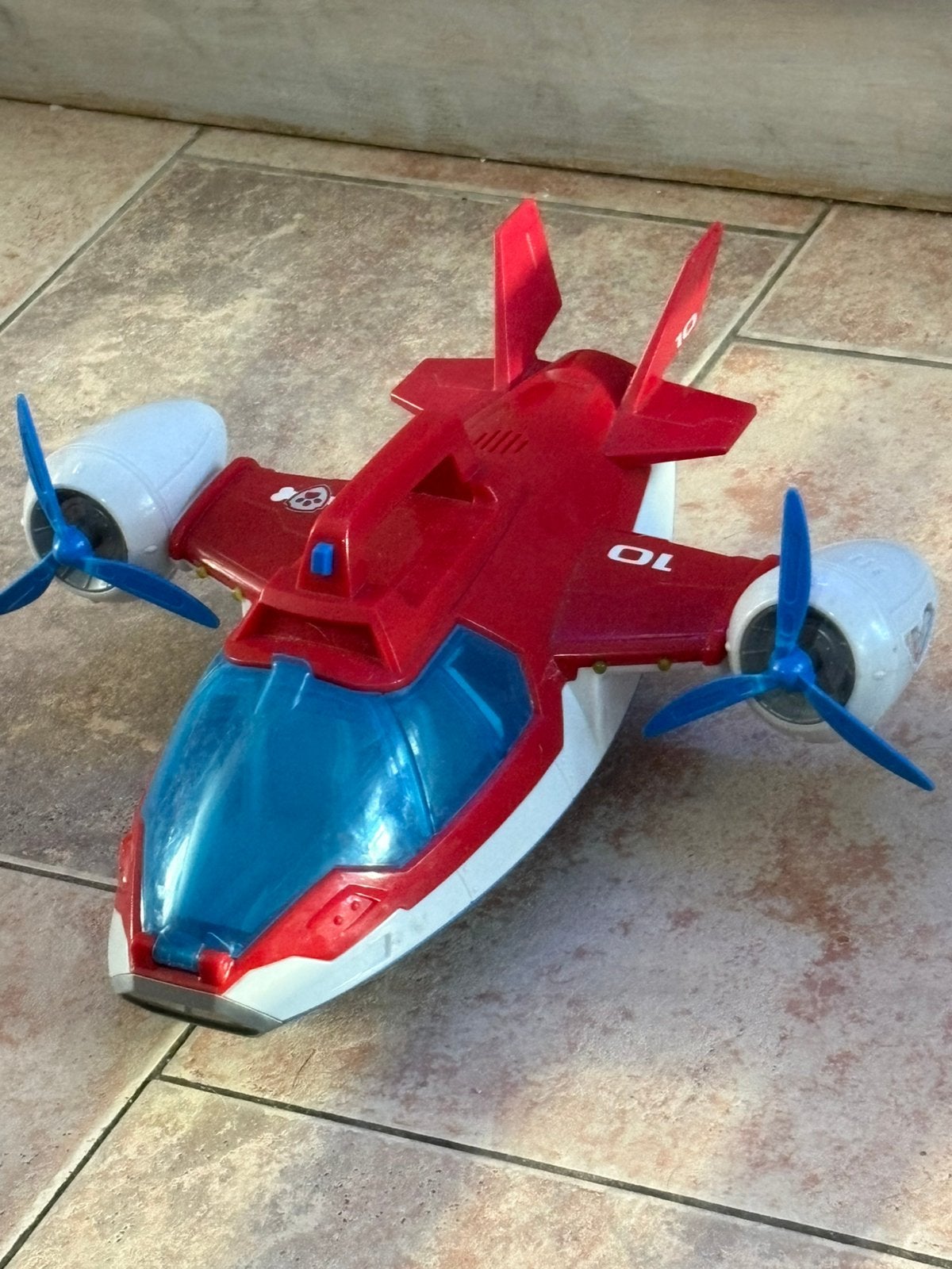 Paw Patrol vliegtuig, Kinderen en Baby's, Speelgoed | Actiefiguren, Ophalen, Zo goed als nieuw