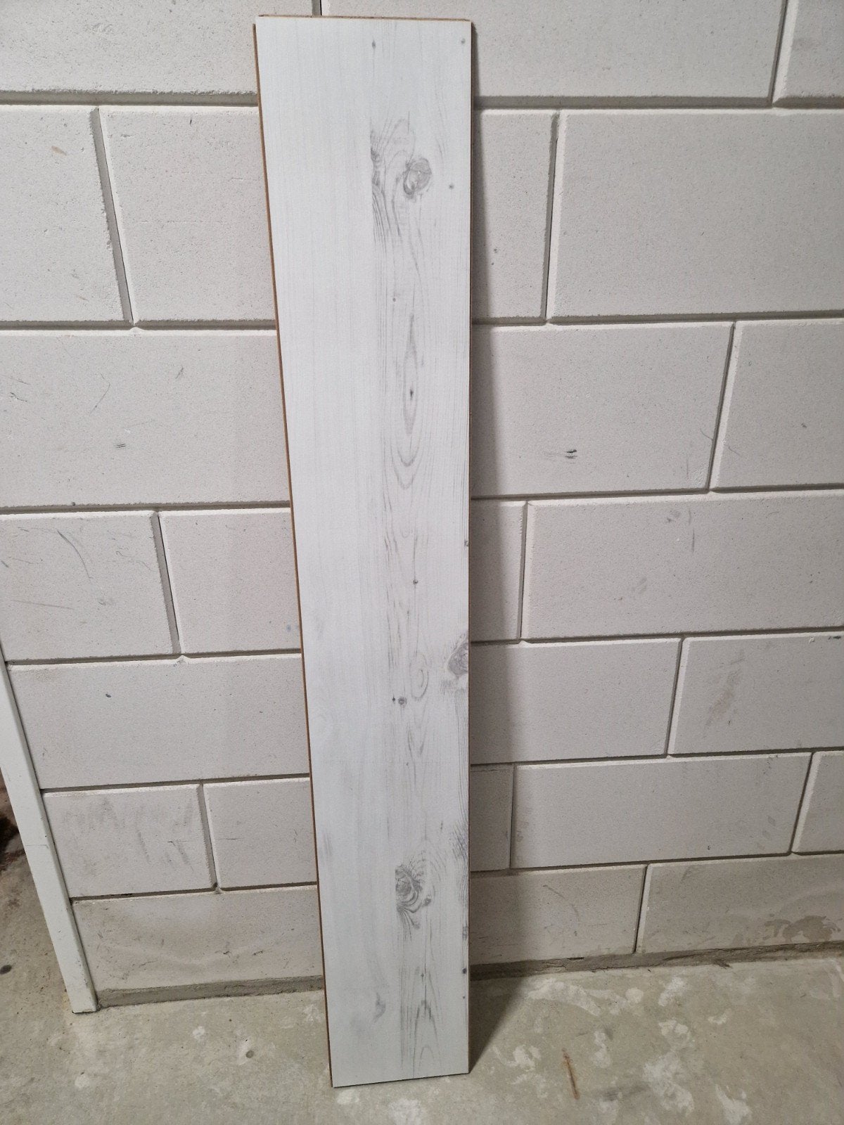 Kliklaminaat wit eikenpatroon nieuw 10,5 m2, Ophalen, 50 tot 150 cm, Nieuw, 10 m² of meer