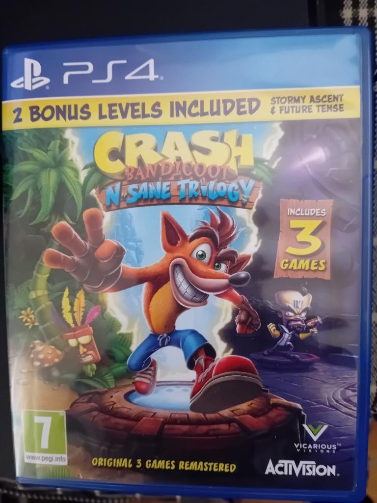 Crash bandicoot ps4, Spelcomputers en Games, Games | Sony PlayStation 4, Avontuur en Actie, 1 speler, Ophalen of Verzenden, Zo goed als nieuw
