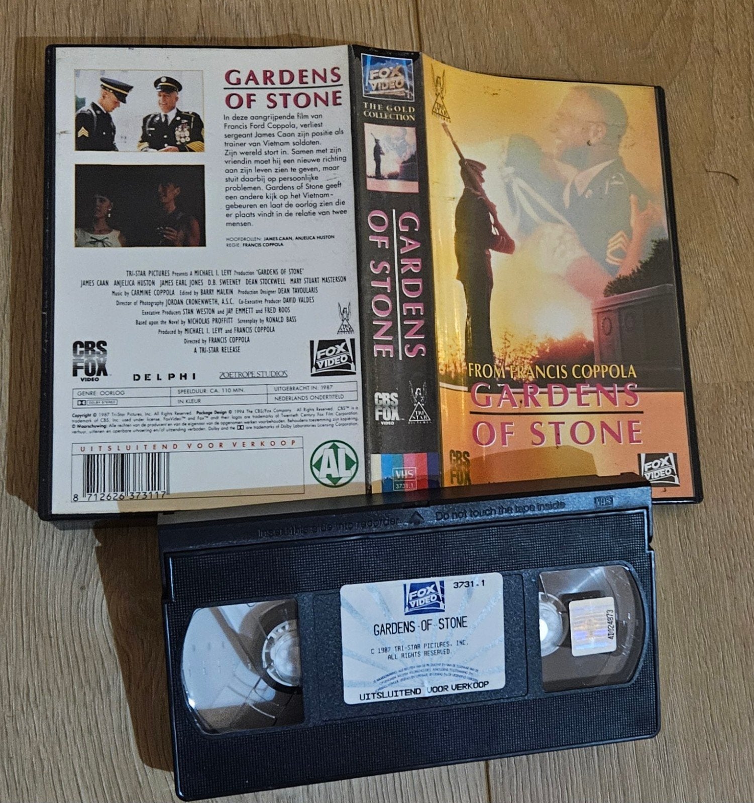 Gardens of Stone VHS, 1987, Francis Ford Coppola, Oorlogsfil, Cd's en Dvd's, Nederlands ondertiteld, Gebruikt, Verzenden, Drama