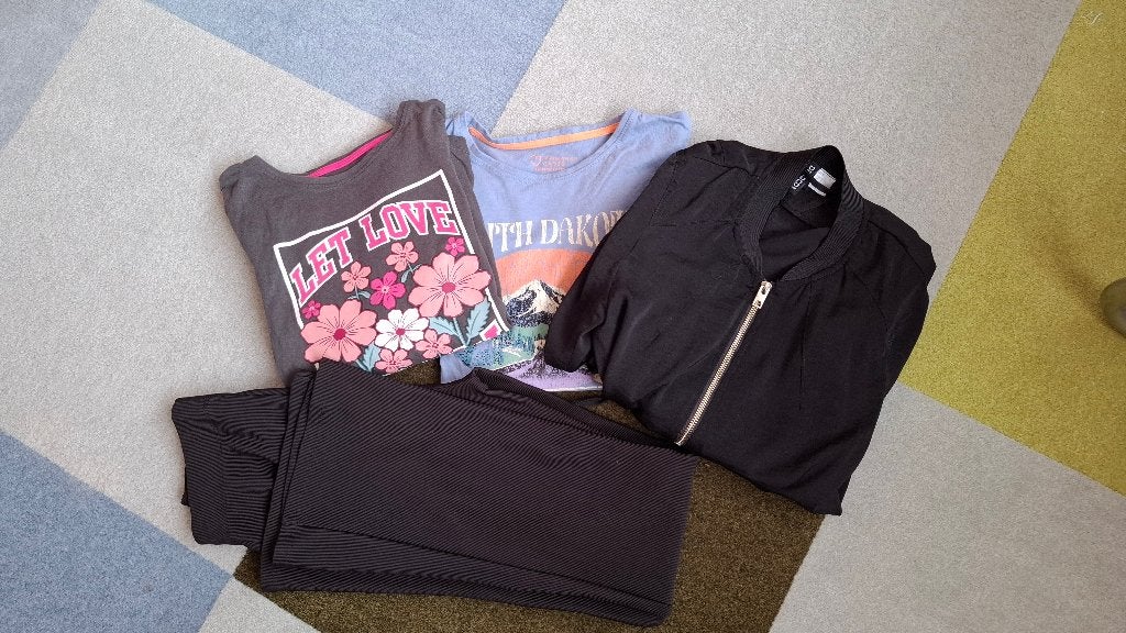 Pakket maat 158, Ophalen of Verzenden, Zo goed als nieuw, Meisje, Broek