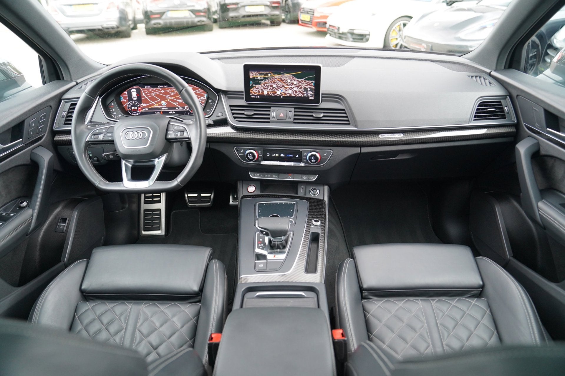 Audi SQ5 3.0 TFSI SQ5 quattro Pro Line Plus | Panorama | Tre, Auto's, Automaat, Gebruikt, 2995 cc, Zwart