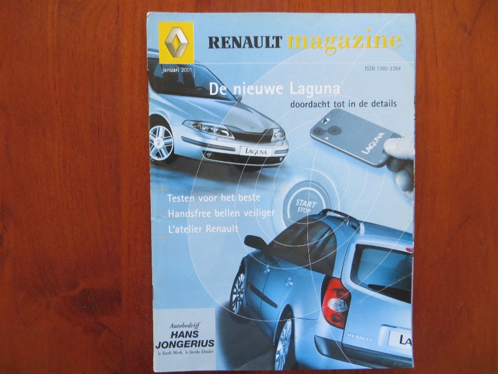 Renault Magazine (jan. 2001) Laguna, Trafic, AutoRAI, Boeken, Auto's | Folders en Tijdschriften, Ophalen of Verzenden, Zo goed als nieuw