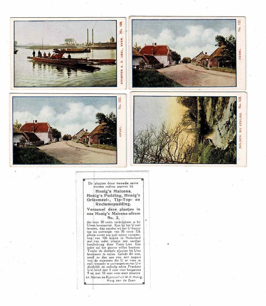 Oude album plaatjes van "HONIG", Verzamelen, Verzenden, Nieuw, Overige typen