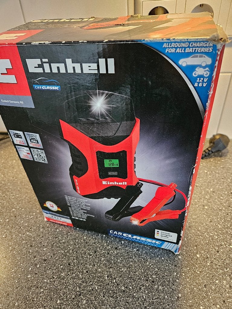 zgan in doos Einhell acculader CC BC10M, Auto-onderdelen, Accu's en Toebehoren, Gebruikt, Universele onderdelen