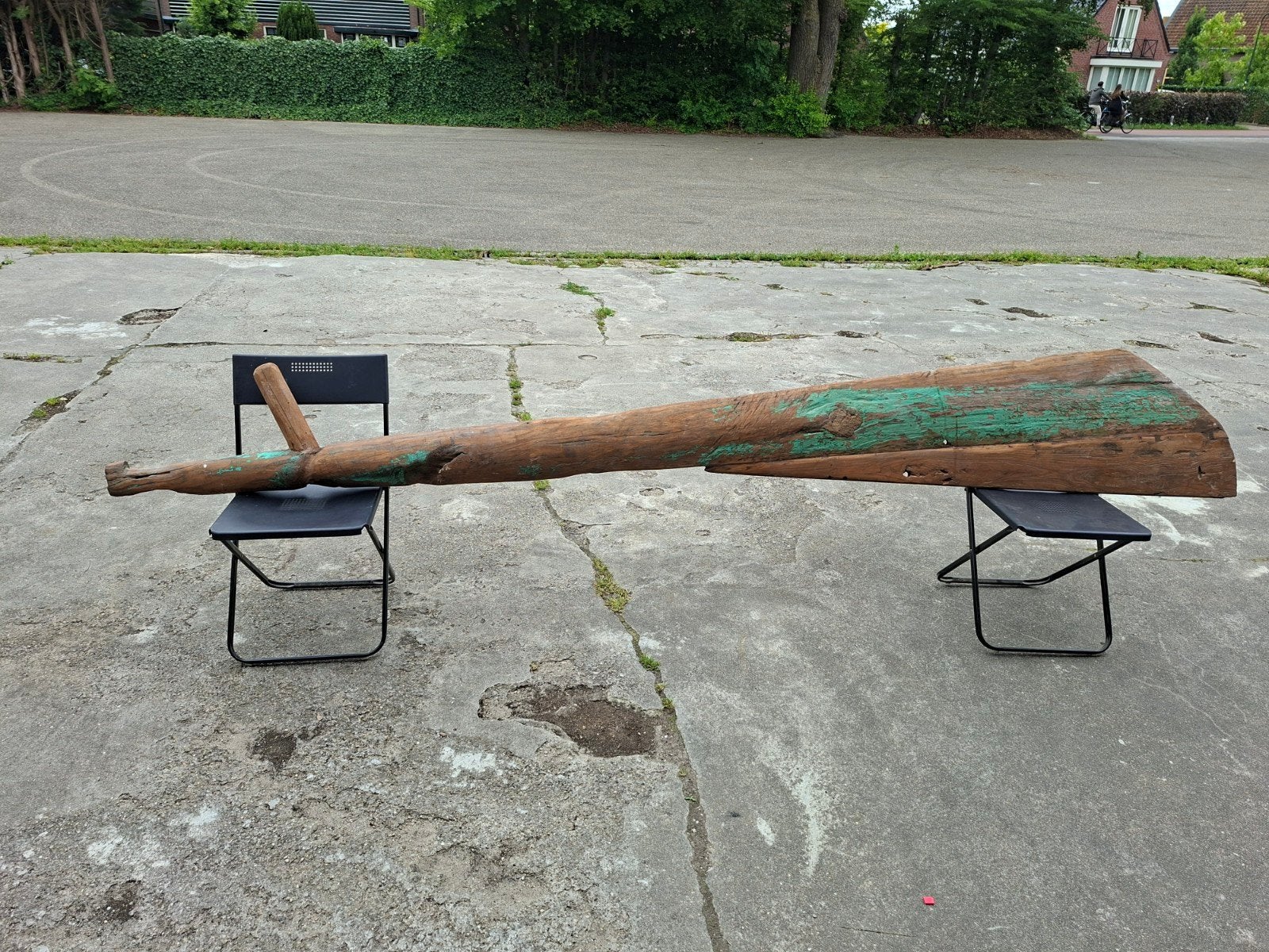 Unieke houten peddels uit Indonesië - Decoratief object, Ophalen