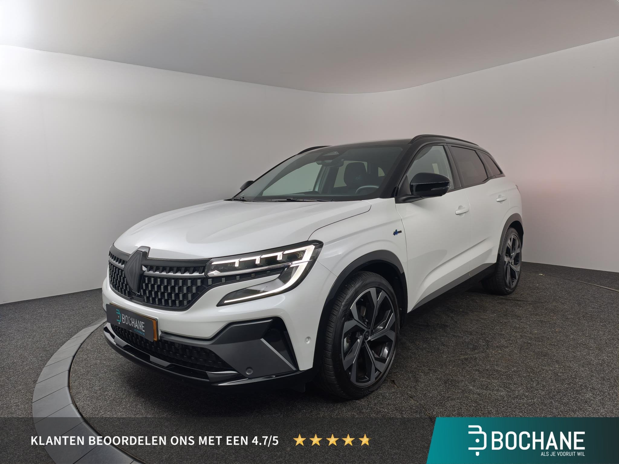 Renault Austral 1.2 E-Tech full hybrid 200 Iconic Esprit Alp, Auto's, Gebruikt, 1199 cc, Wit, Bedrijf