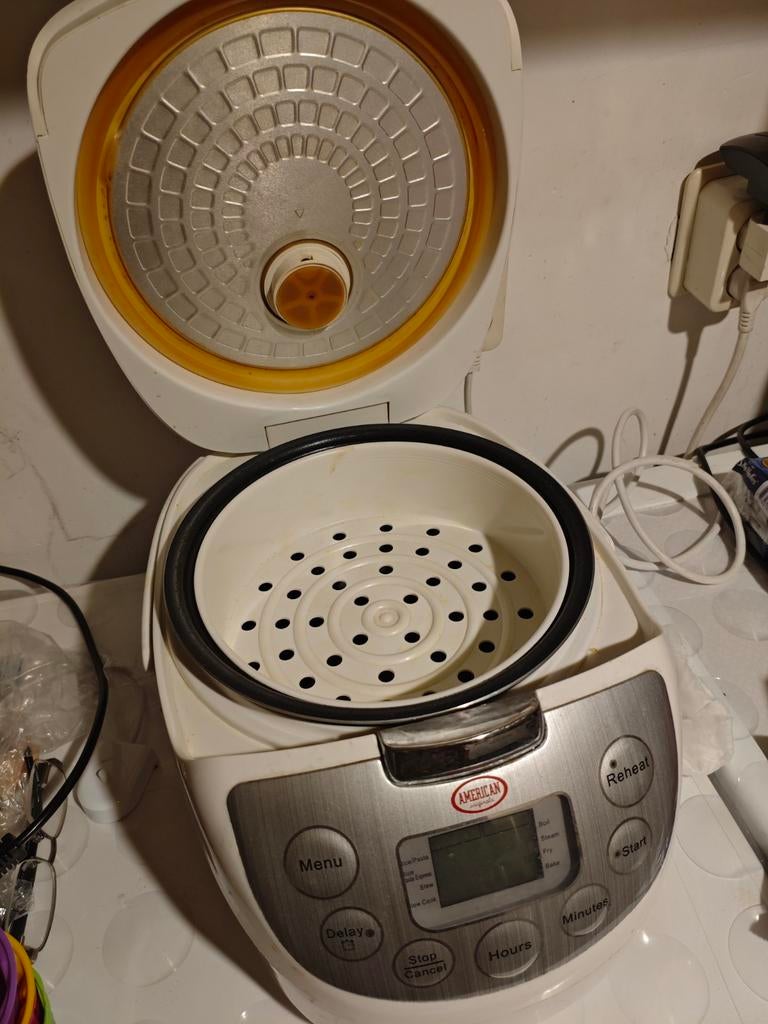 American Originals Multi Chef multicooker / rijstkoker/ stom, Huis en Inrichting, Ophalen, Gebruikt, Overige materialen, Kookpan of Snelkookpan
