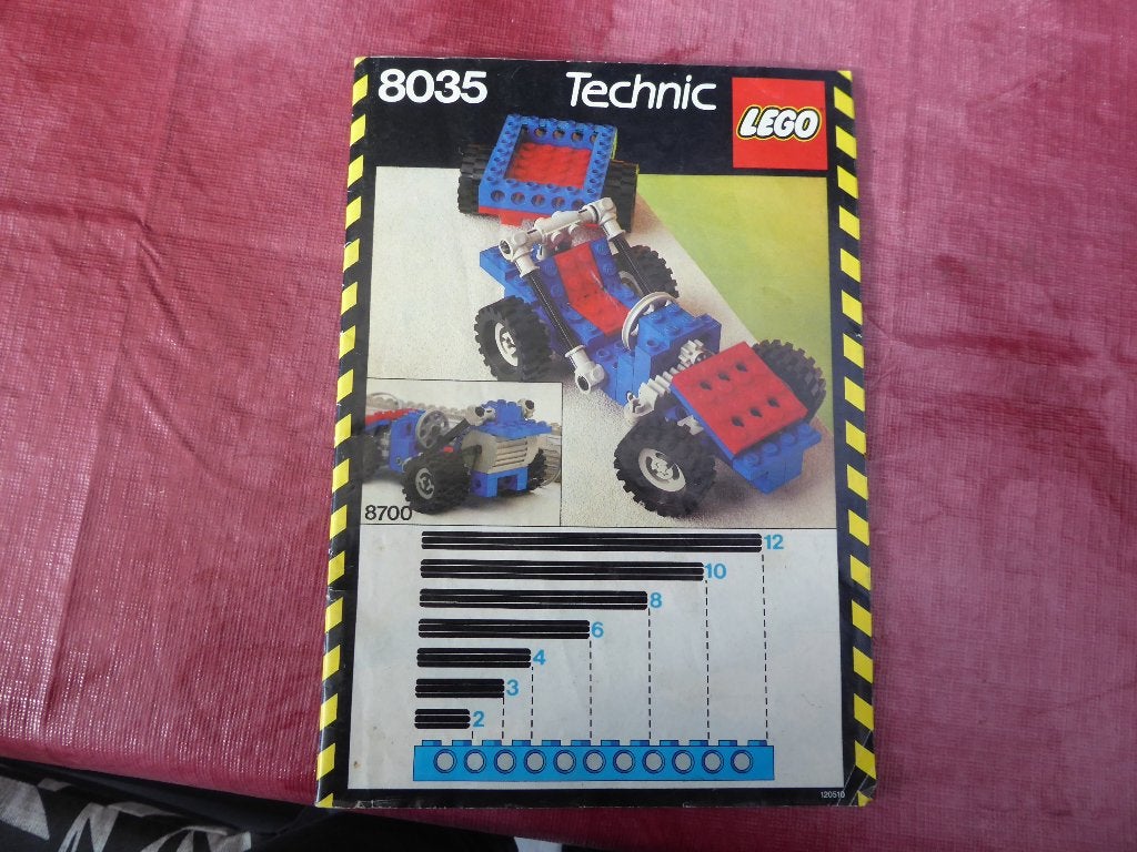 Lego Technic 8035 Cart met aanhanger of helicopter., Lego, Ophalen of Verzenden, Zo goed als nieuw, Compleet
