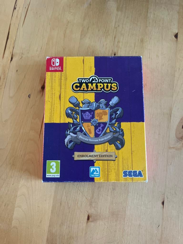 Two Point Campus - Nintendo Switch (Enrolment Edition), Ophalen, 1 speler, Zo goed als nieuw, Vanaf 3 jaar